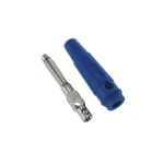 BP4526 4mm blå bananstik til målekabler og multimetre