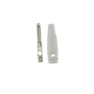 4mm bananstik hvid BP4526 til specialkabler Satkit
