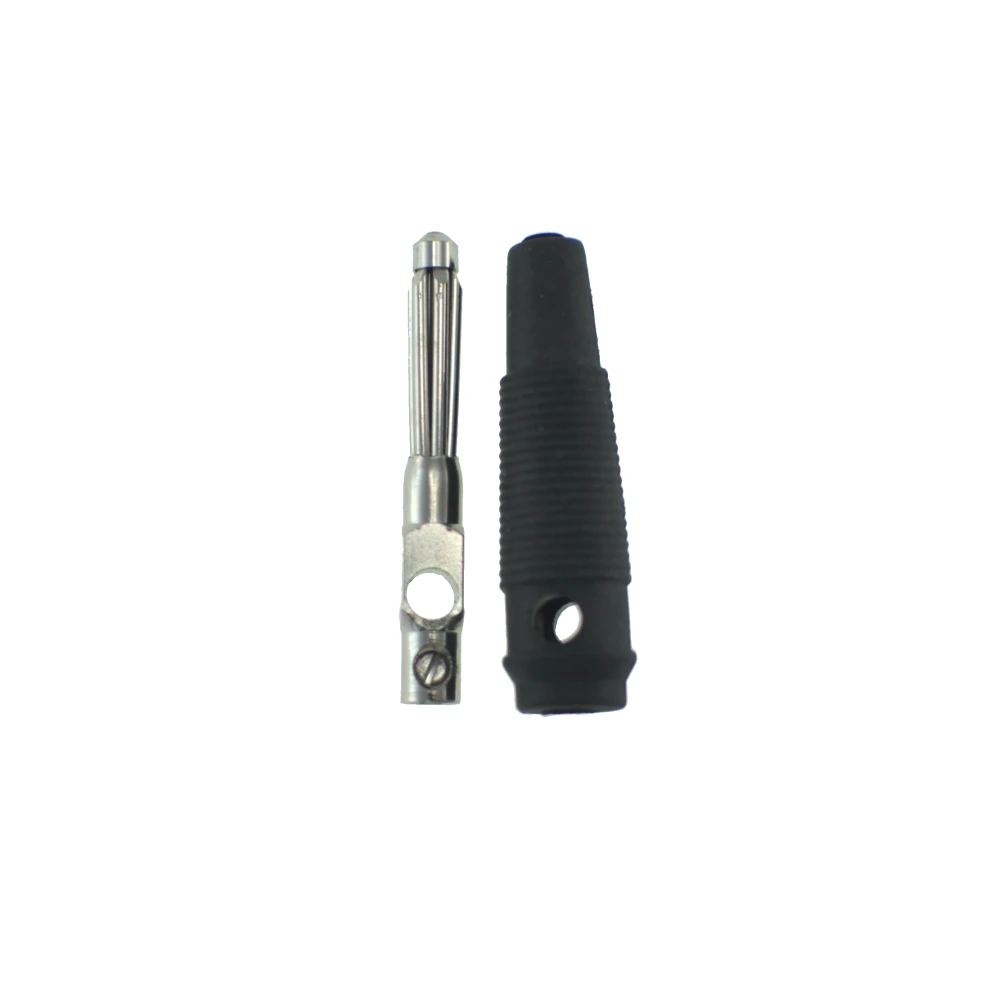 4 mm sort bananstik BP4526 fra Satkit til målekabler