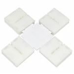 LED clip-konnektor Forma-X 10mm 4Pin 5050 RGB til LED-strip