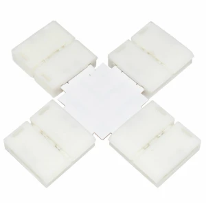 LED clip-konnektor Forma-X 10mm 4Pin 5050 RGB til LED-strip