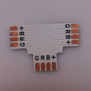 T-formet 5050 10mm 4-pin RGB LED-strip connector