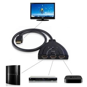 HDMI-switch 3 porte - 1080p switch til PS3 Xbox HDTV