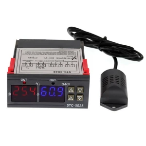 Digital temperatur- og fugtighedscontroller STC-3028 220V