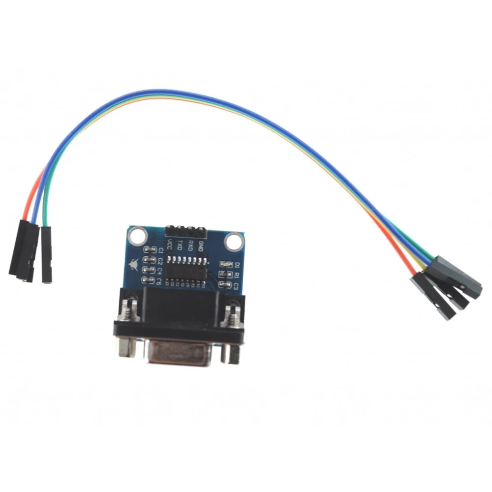 RS232 til TTL MAX3232 konverter - adapter til serie- og TTL-forbindelse