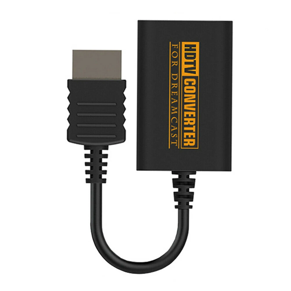 Dreamcast HDMI-konverter - HDTV-adapter med HDMI-kabel til din konsol