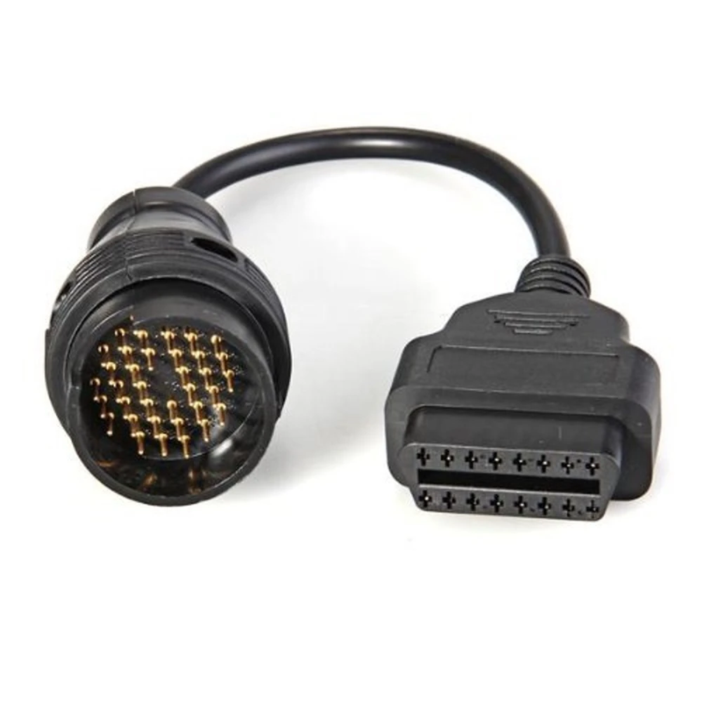 Mercedes Benz 38 pin til OBD2 16 pin adapter til bildiagnose