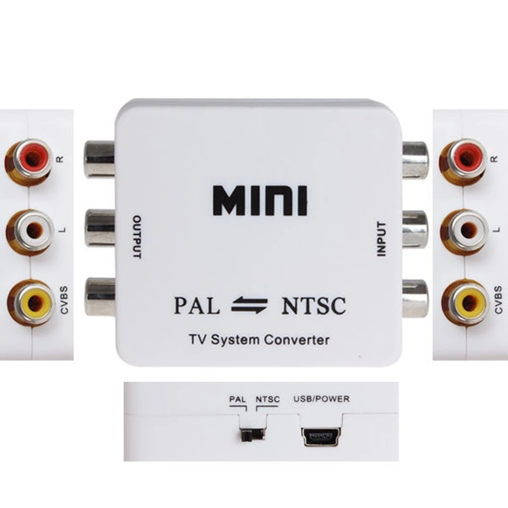 Bidirektional PAL til NTSC konverter til TV - videoformatadapter