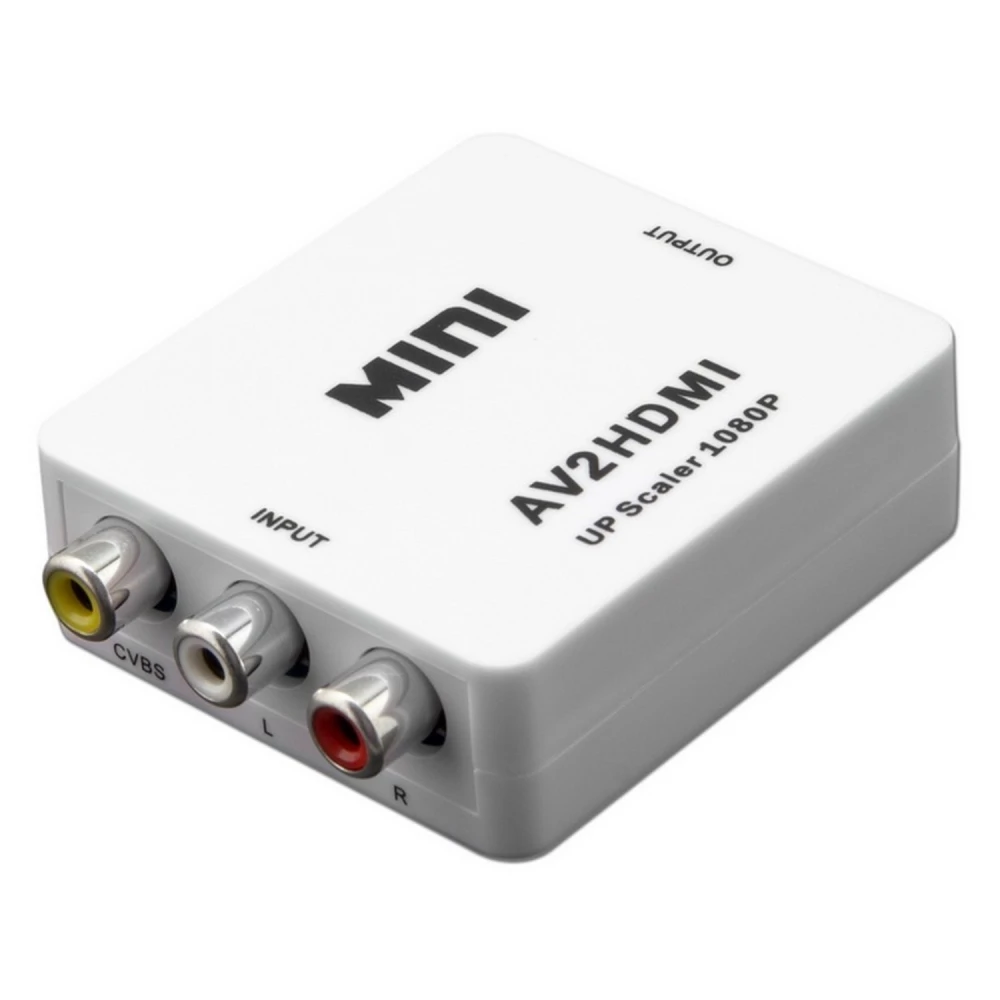 RCA til HDMI videokonverter med udgang op til 1080p Full HD