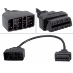 Toyota 22 pin til OBDII 16 pin adapter til bildiagnose