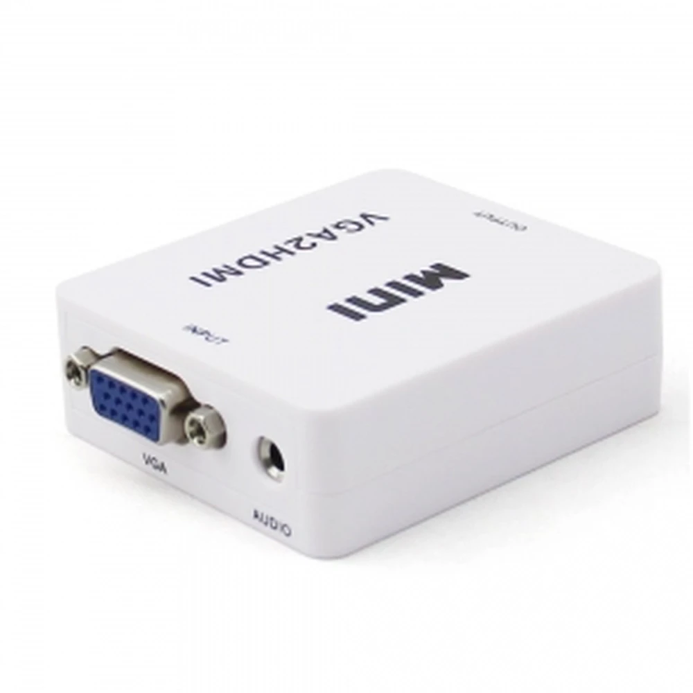 VGA til HDMI-konverter med lyd til nem tilslutning af PC til TV