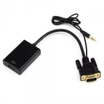 VGA til HDMI-konverter med lyd til video og integreret lyd