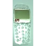 Siemens C55 display med ramme - original reservedel til mobilreparation