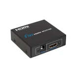 HDMI splitter 1x2 Full HD med 1 indgang og 2 udgange kompatibel med 1080p HDTV og 3D