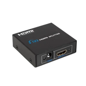 HDMI splitter 1x2 Full HD med 1 indgang og 2 udgange kompatibel med 1080p HDTV og 3D