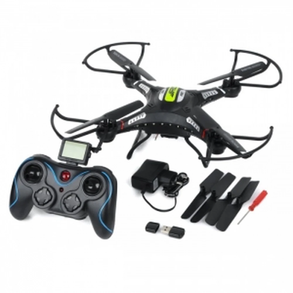 JJRC H8C drone med HD-kamera 2.4GHz 4CH 6Axis Gyro RC til stabil flyvning og præcis styring