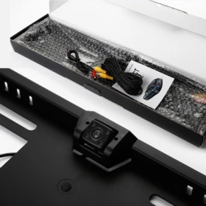 E315 4LED nummerpladeramme med bakkamera og nattesyn til bil