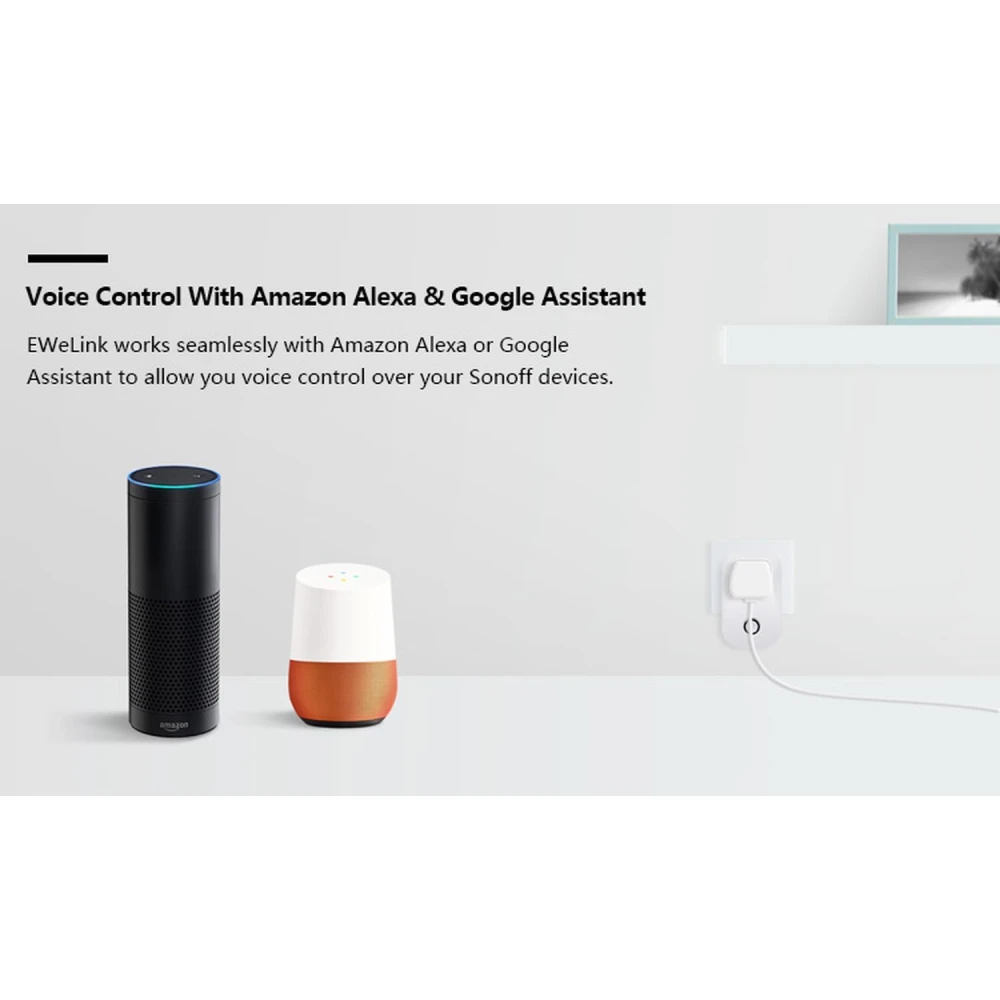 Sonoff S26 R2 smart stik - WiFi fjernstyring til hjemmet EU