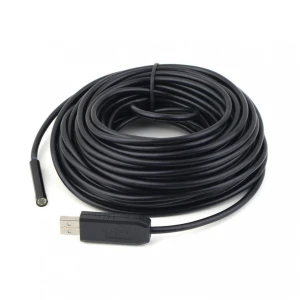 satkit USB-endoskop 5 meter vandtæt med fleksibel 7mm linse og LED
