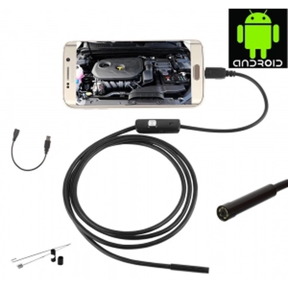 USB-endoskop til Android 1 meter med 5,5mm linse