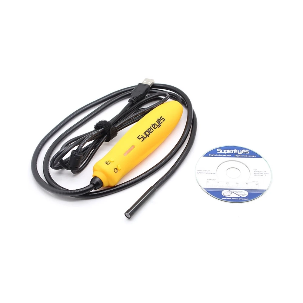 USB-endoskop Supereyes N013j 7mm og 50X, IP66