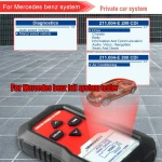 Mercedes Benz diagnoseapparat Konnwei KW360 12V komplet system