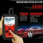 Mercedes Benz diagnoseapparat Konnwei KW360 12V komplet system