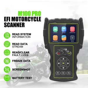 OBD motorcykel diagnose scanner JDiag M100 Pro til KTM, Honda, Yamaha, Kawasaki og BMW