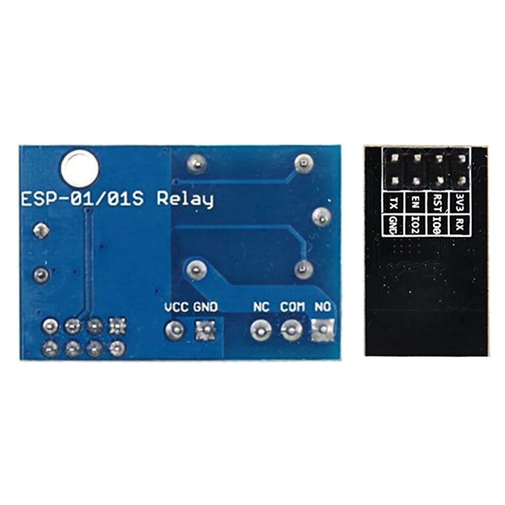 ESP8266 ESP-01S WiFi-relæmodul 5V til fjernstyring i smart home