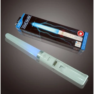Blåt lyssværd til Wii med lyd til kompatibel Wiimotion Plus-controller
