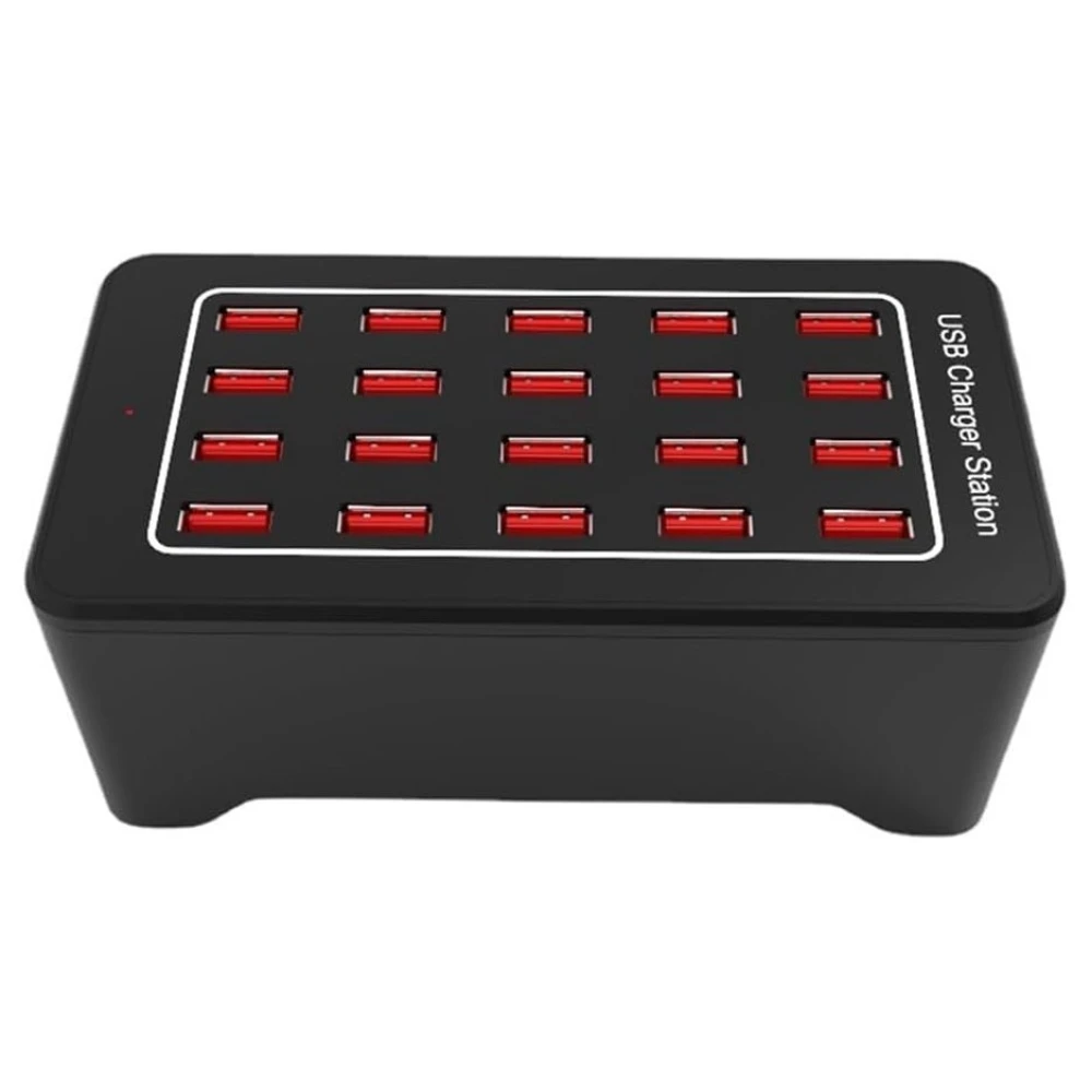 USB opladningsstation 20 porte med IQ Charge - 100W