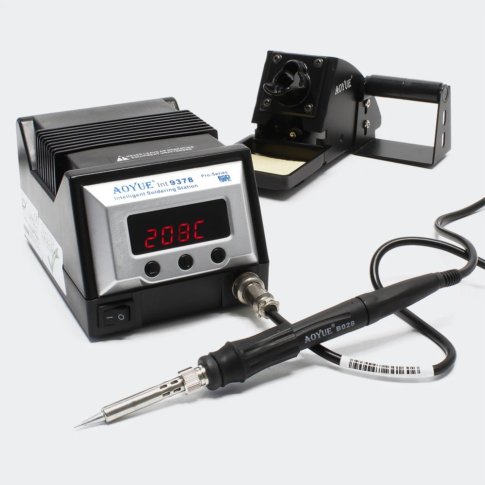 Digital loddekolbe-station Aoyue Int9378 Pro Series med mikroprocessorstyring