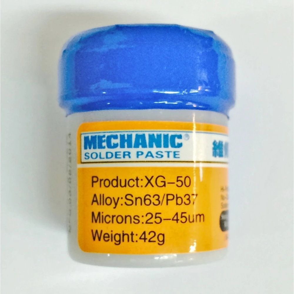 Loddepasta Mechanic XG-50 Sn63/Pb37 (10CC - 42GR) til elektronikreparationer