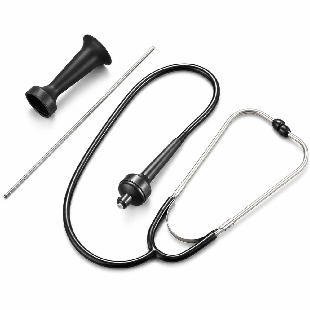 Professionelt mekanisk stetoskop med udskifteligt metalsonde