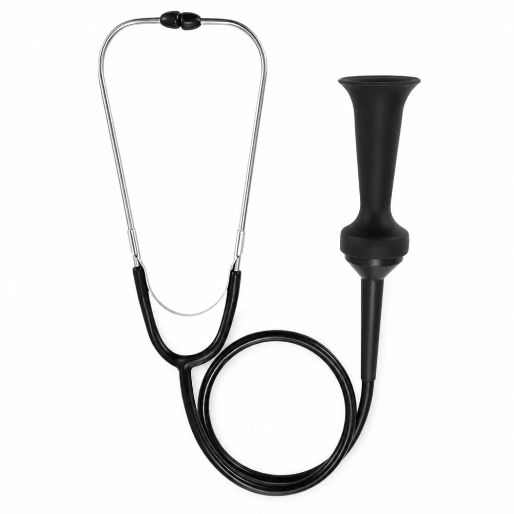 Professionelt mekanisk stetoskop med udskifteligt metalsonde