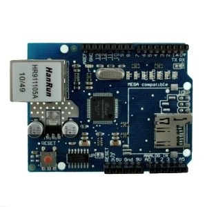 Ethernet Shield W5100 til Arduino til projekter med Arduino UNO og MEGA