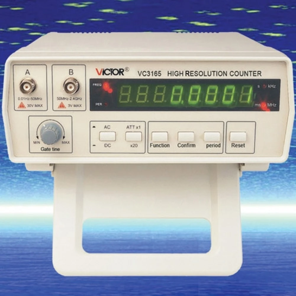 Frekvenstæller Victor VC3165: multifunktionel frekvenstæller
