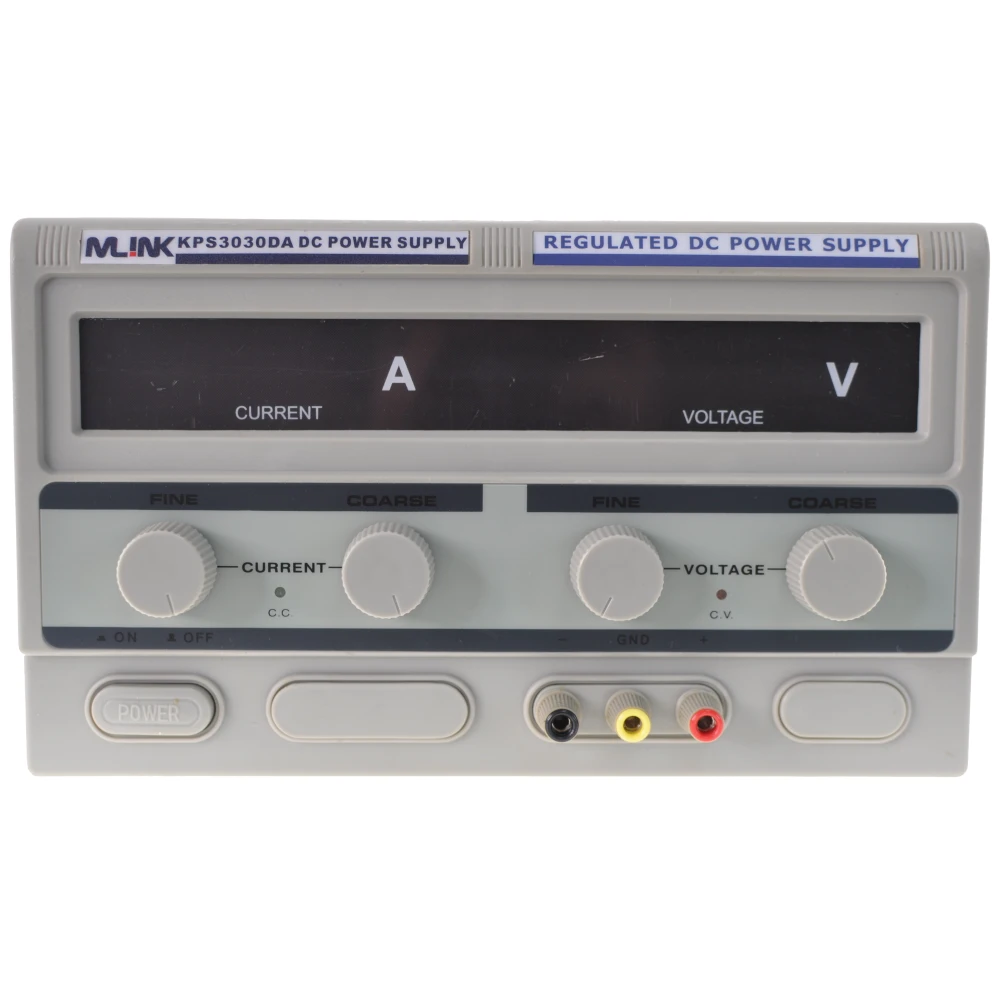 Justerbar strømforsyning 30V 30A med digitalt display Mlink KPS3030DA