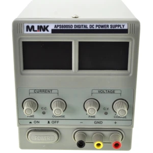 Justerbar strømforsyning 60V 5A Mlink APS6005D med digitalt display