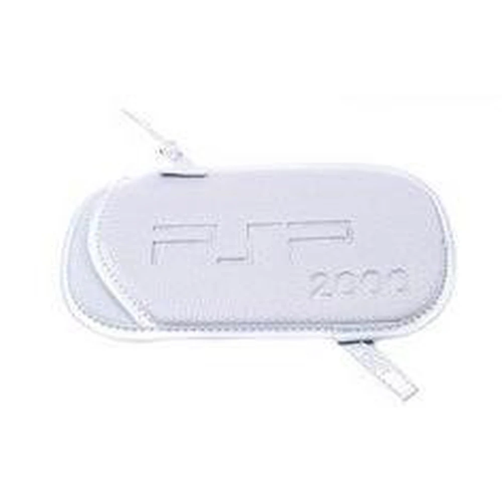 Hvid PSP Slim etui med rem til PSP 2000 og PSP 3000