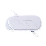Hvid PSP Slim etui med rem til PSP 2000 og PSP 3000
