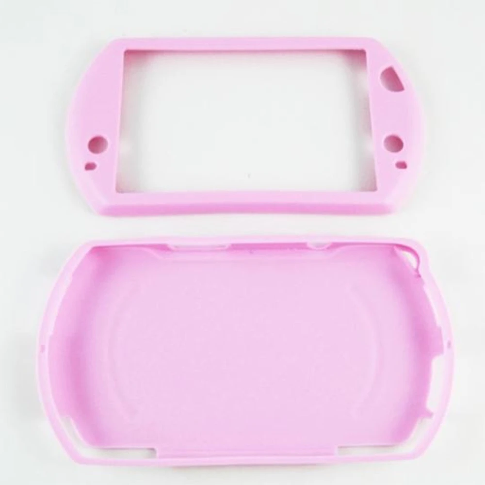 Rosa silikonecover til PSP Go med let og justerbar beskyttelse