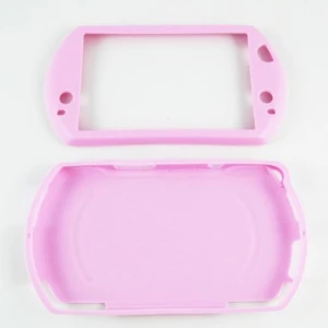 Rosa silikonecover til PSP Go med let og justerbar beskyttelse
