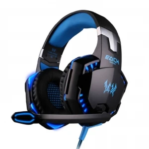 G2000 gaming headset til PC med mikrofon og USB + 3,5mm