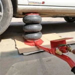 Pneumatisk donkraft 3 ton med tredobbelt luftpose til biler