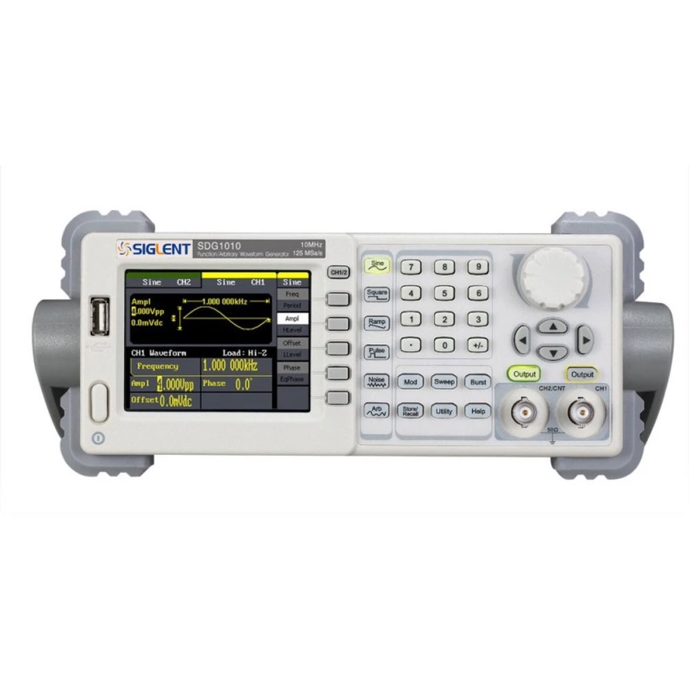 Siglent SDG1010 10MHz funktionsgenerator til elektroniklaboratorium