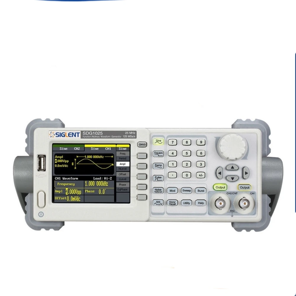 Siglent SDG1025 25MHz arbitrær funktionsgenerator til elektronik