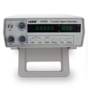 Siglent Victor VC2002 funktionsgenerator med 8-cifret display og høj sikkerhed