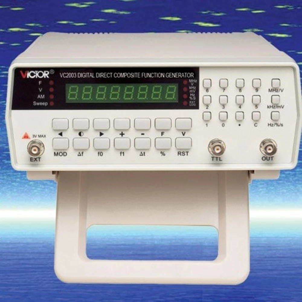 Victor VC2003 funktionsgenerator: præcist og alsidigt signal op til 3MHz