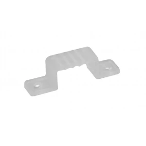 Vægclips til LED-stribe 220V AC i transparent PVC